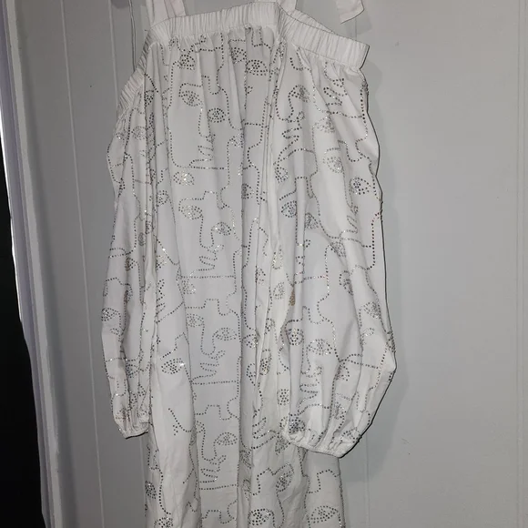 NWT Gorgeous Akira Face Off Boho Sparkling Chic Midi Dress - Picture 11 of 16